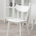 Roxby Square Dining Table in White Included 4 Roxby Dining Chair in White