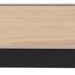 Seaford Black Metal Coat Rack with Oak Top