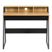 Reece 1 Drawer Office Desk in Oak & Black
