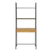Seaford Bookcase with 1 Drawer in Black and Oak