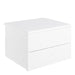 Avignon Bedside Table with 2 Drawers in White