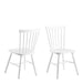 Riano Dining Chairs in White Set of 2