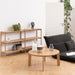 Maxime Round Coffee Table in Matt Oak