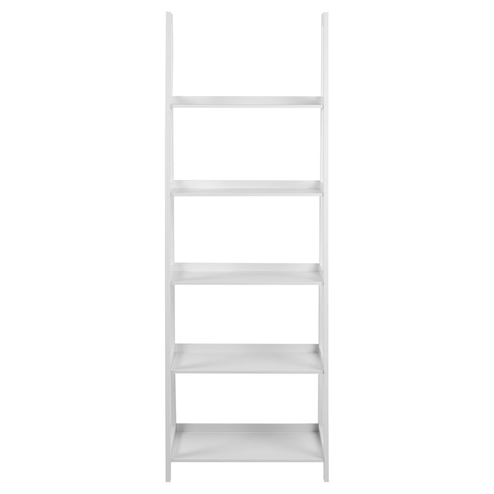 Wally Bookcase with 5 shelves in White