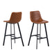 I_Oregon Bar Chair in Brown, Set of 2.