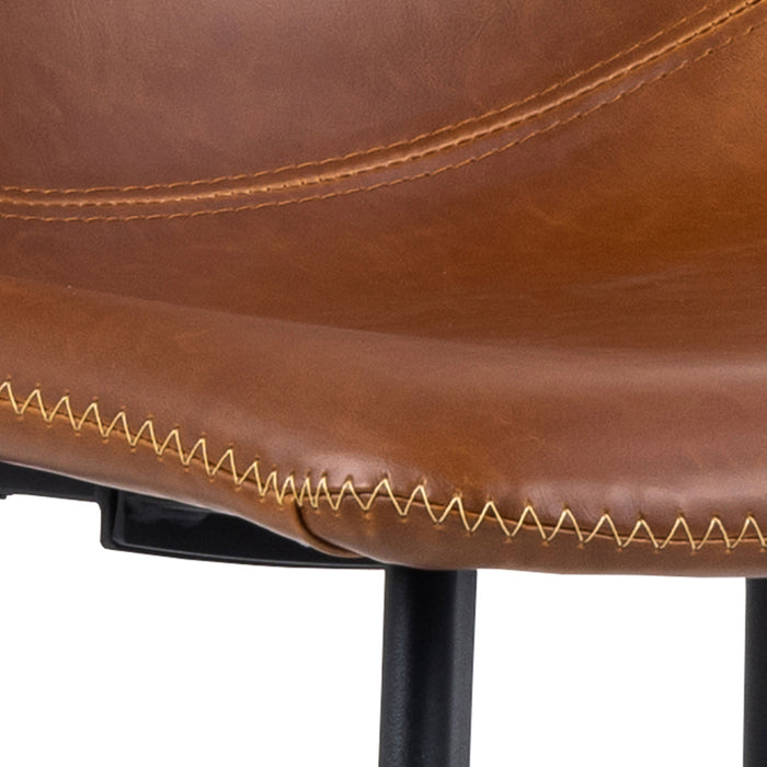 I_Oregon Bar Chair in Brown, Set of 2.