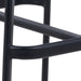 I_Oregon Bar Chair in Brown, Set of 2.