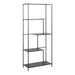 Infinity Bookcase with 4 shelves in Black
