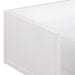 Avignon Square Bedside Table with 1 Drawer & Small Shelf in White