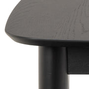 Montreux Rectangular Extending Dining Table in Black 180-219 cm