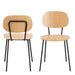 Amira Dining Chair in Oak Set of 2