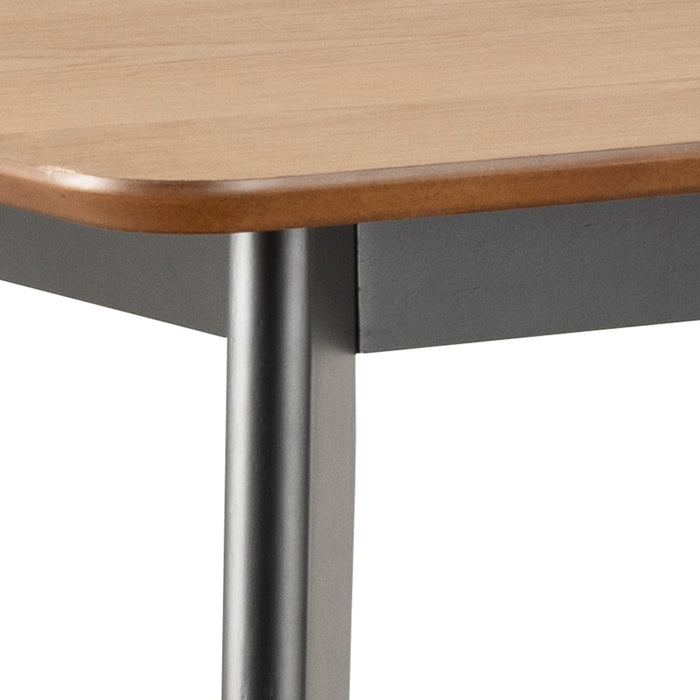 Roxby Bar Table Included 2 Roxby Bar Stool, Black and Oak
