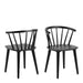 Ida Dining Chair in Black Set of 2