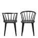 Ida Dining Chair in Black Set of 2