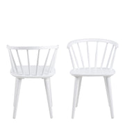 Ida Dining Chair in White Set of 2