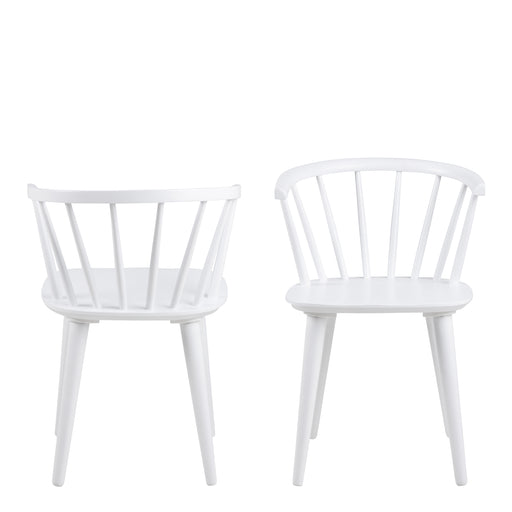 Ida Dining Chair in White Set of 2