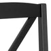 Peru Dining Table in Black and Oak Included 4 Elvira Dining Chair in Black and Oak