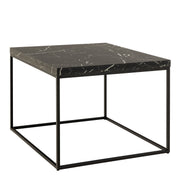 Barossa Coffee Table with Marquina Top and Steel Base