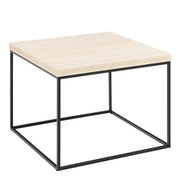 Barossa Coffee Table with Rough Paper Top and Powder Steel Base