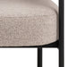 Oakfield Lounge Chair in Beige Fabic with Black Legs