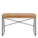 Blueton Office Desk with 2 Drawers in Black and Oak