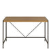 Bahamas Office Desk in Black and Oak