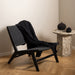 Carson Lounge Chair in Black