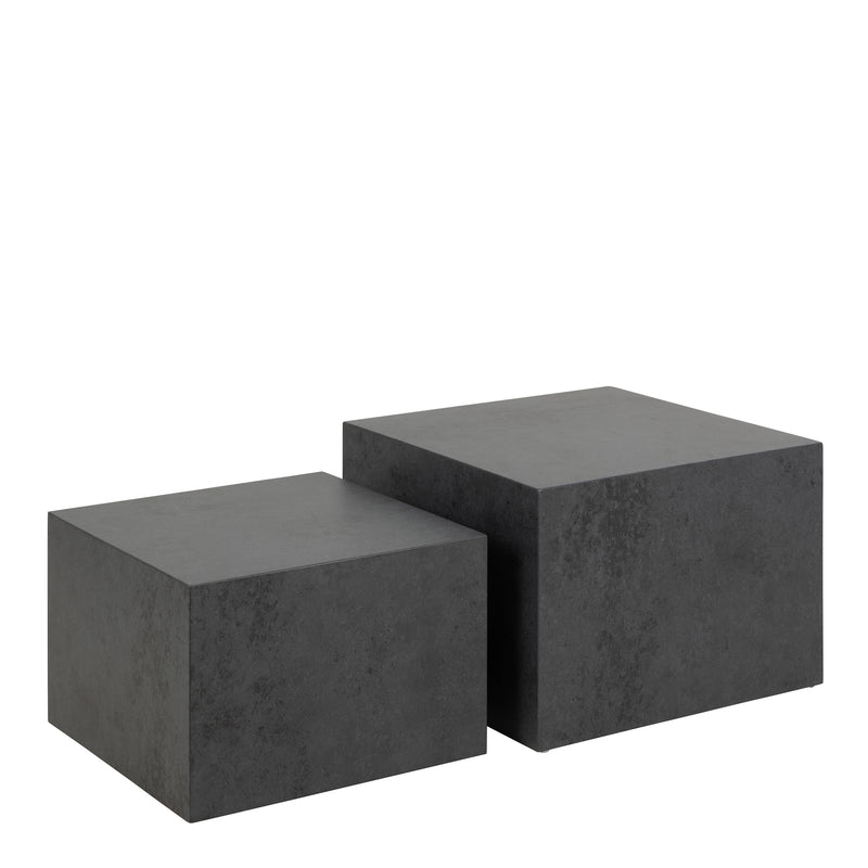 Dice Square Coffee Table Set Ocean Rough Paper