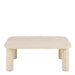 Solano Rectangular Coffee Table in Light Travertine 100 x 75 cm