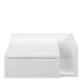 Ashlan 1 Drawer Wall Mounted Square Bedside Table in White