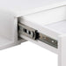 Ashlan 1 Drawer Wall Mounted Square Bedside Table in White
