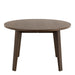 A-Line Round Dining Table Smoked Oak
