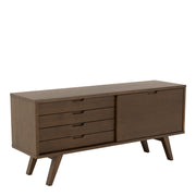A-Line Sideboard with 4 Drawers and Sliding Door