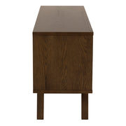 A-Line Sideboard with 4 Drawers and Sliding Door in Smoked Oak