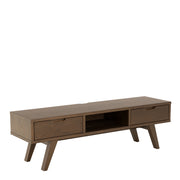 A-Line TV Unit with 2 Drawers