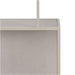 Seaford Tall Grey Metal Bookcase with 5 Shelves
