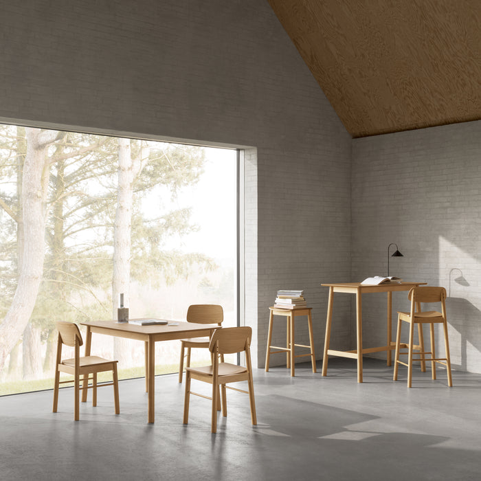 Barlow Bar Table in Matt Oak