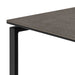 Katrine Square Coffee Table Set in Ceramic Black