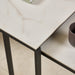 Katrine Square Coffee Table Set in Ceramic White