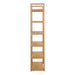 Ludza Rectangular Bookcase With 6 Shelves in Oak
