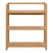 Ludza Rectangular Bookcase With 3 Shelves in Oak