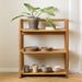 Ludza Rectangular Bookcase With 3 Shelves in Oak
