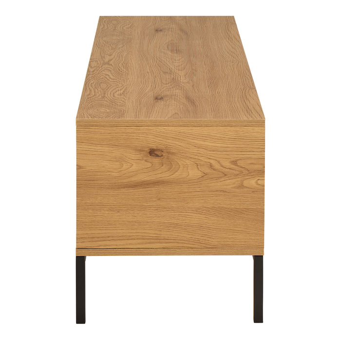 Seaford Tv Unit 2 Doors 1 Drawer in Matt Wild Oak