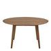 Roxby Round Dining Table in Walnut 140x76cm