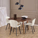 Roxby Round Dining Table in Walnut 140x76cm