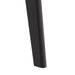 Roxby Round Dining Table in Matt Black 120x76cm