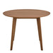 Roxby Round Dining Table in Walnut 120x76cm