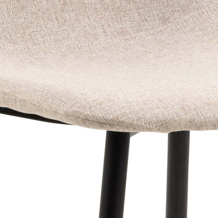 Celia Dining Chair in Beige Set of 4