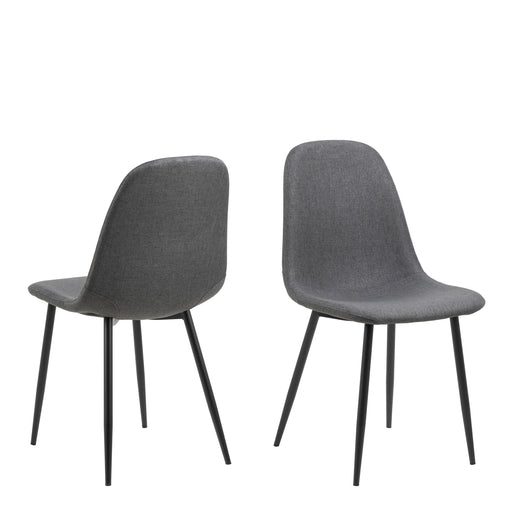 Celia Dining Chair in Light Grey Set of 4