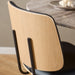 Owen Swivel Dining Chairs in Matt Black Set of 2